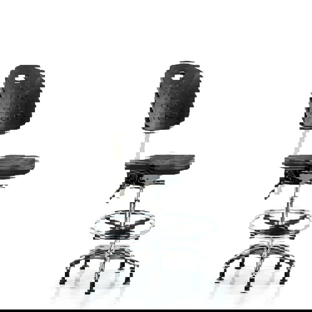 Task Chair: Polyurethane, Black